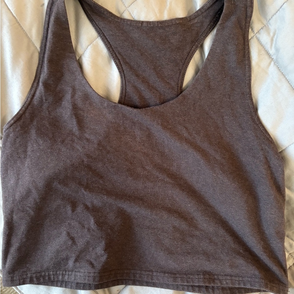 NWOT Pact longline crop tank (L/XL)